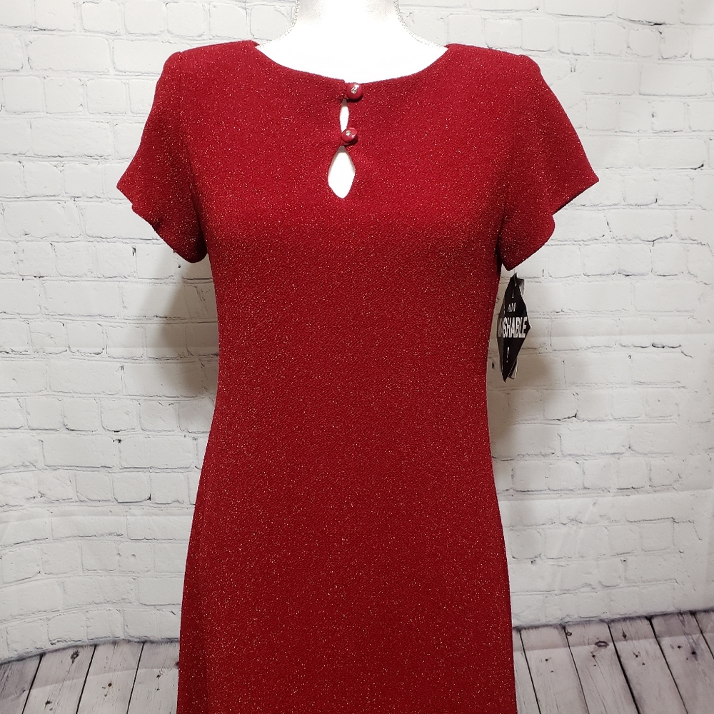 Vintage Virgo Petites Sz 6P Union Made Dress NWT - Picture 3 of 14